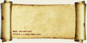 Cane Bzeničanin vizit kartica